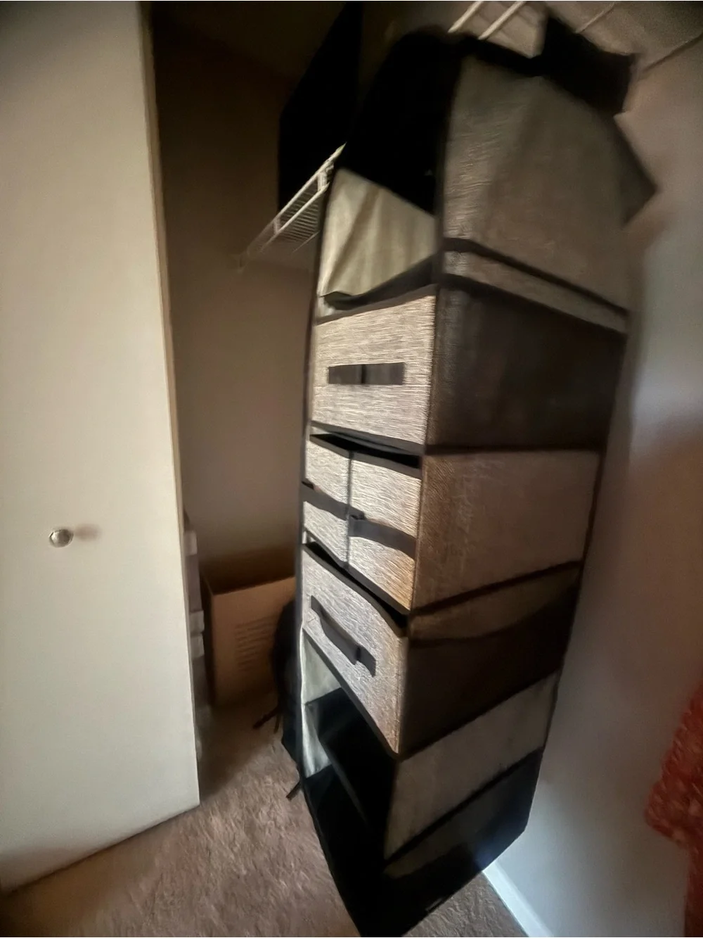 Hanging Closet Organizer with Drawers